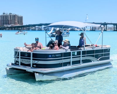 Cruise Destin Crab Island On A Private Captained Pontoon