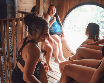 Wood-Fired Community Sauna Session in Stevens Point