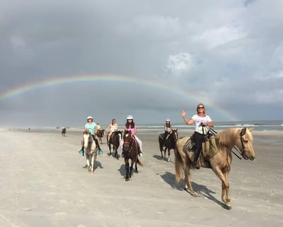Private 1-Hour Beach Horseback Ride in Amelia Island