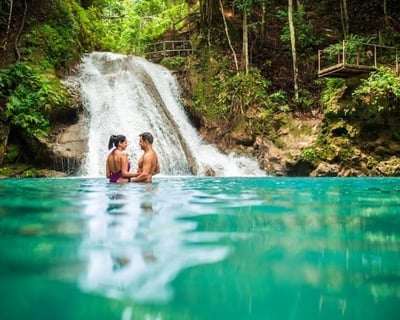 Blue Hole Waterfall Adventure From Ocho Rios