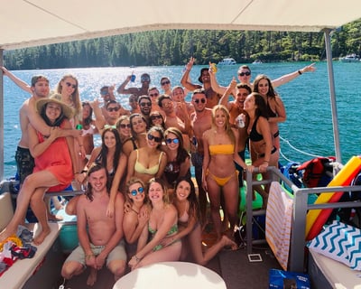 Lake Tahoe Private Party Boat: Vivid Dreams 40 Ft With Crew