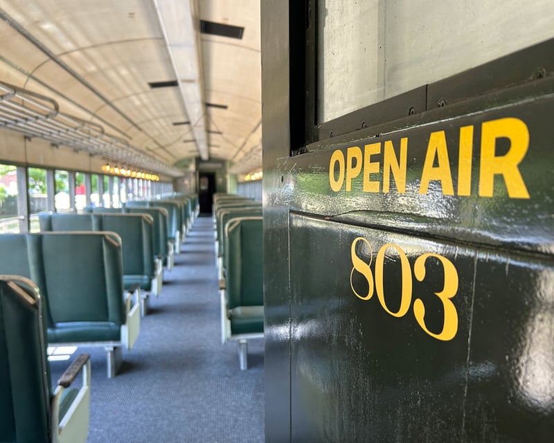 Open-Air Scenic Train Ride from Cumberland to Frostburg
