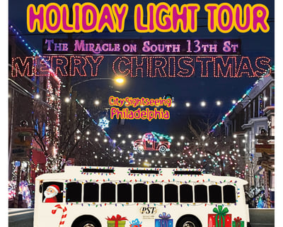 Philadelphia Holiday Lights Trolley Tour