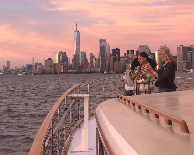 NYC Sunset Cocktail Cruise Past the Statue of Liberty