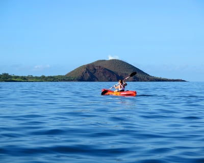 Mellow Kayak Cruise on Wailea's Turtle Town Coast