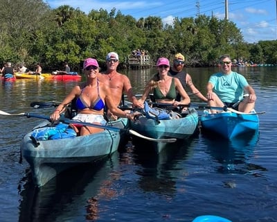 Guided Manatee Kayak Tour on Orange River