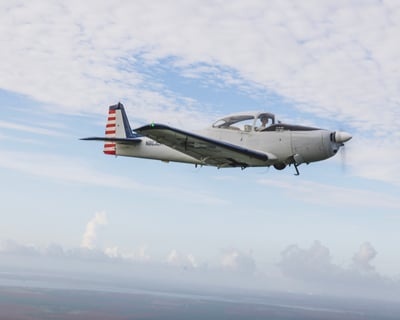 U-18 Navion Flight Over Port Aransas