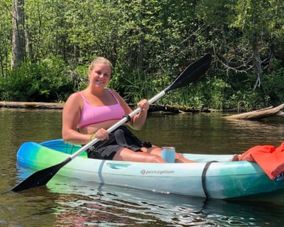 AuTrain River Sit-On-Top Kayak Rental