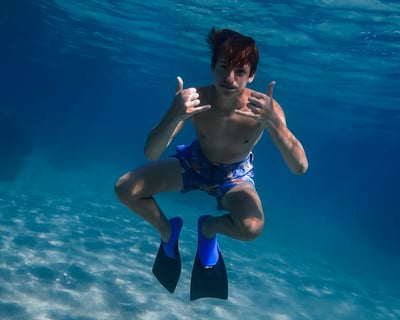 Turtle Town Beginner Snorkel for First-Time Swimmers