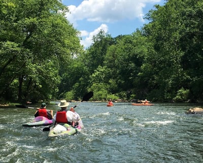 Paddle Class II Rapids on the Rivanna in Charlottesville