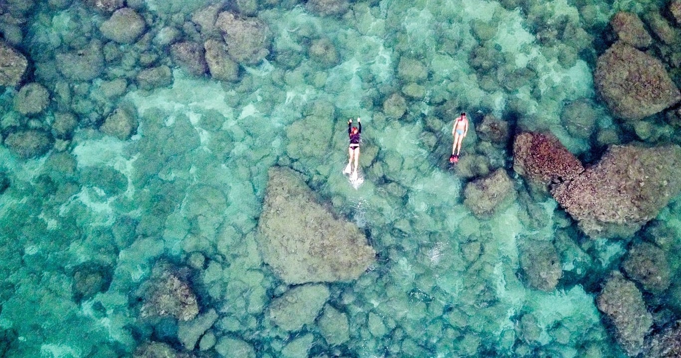 Sharks Cove Snorkeling with Gear & Guide Map