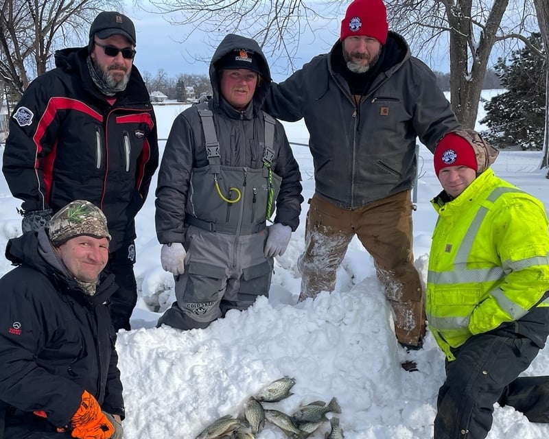 Private Half-Day Ice Fishing on the Fox Chain O'Lakes