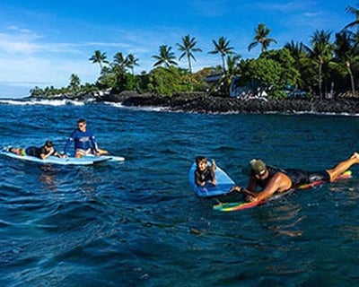 Private Group Surf Lesson in Kailua Kona