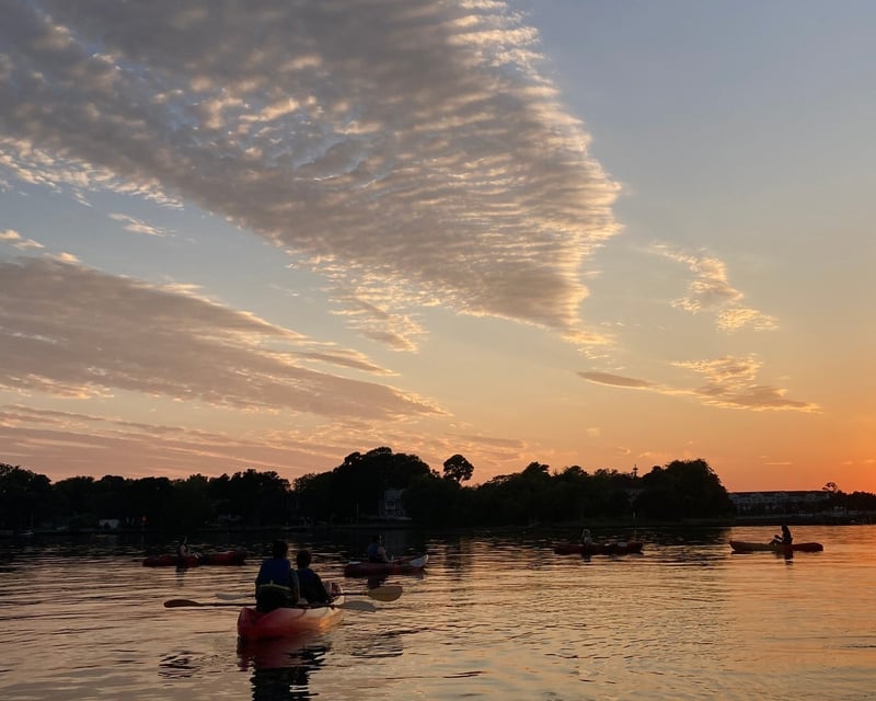 Sunset Kayak Tour on the Lafayette River