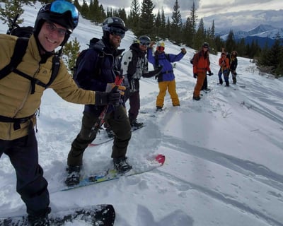 Guided Backcountry Splitboarding Tour