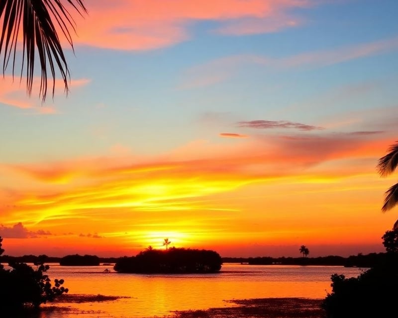 Private Sunset Cruise on the Flats in Big Pine Key