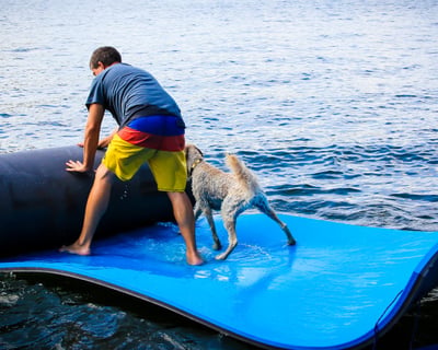 Lake Aqua Mat Rental in Waupaca
