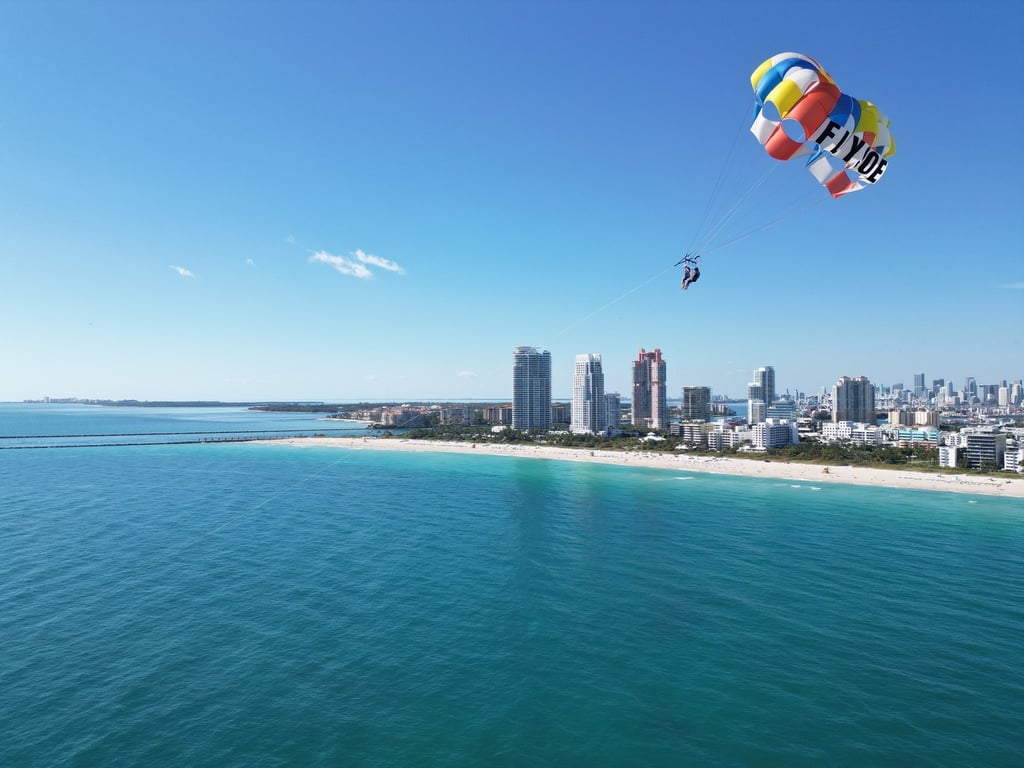 South Beach Deluxe Parasailing Flight