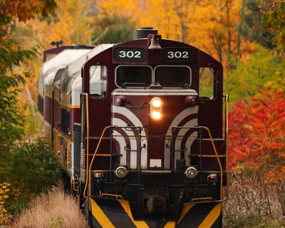Fall Foliage Train Ride From Meredith, NH