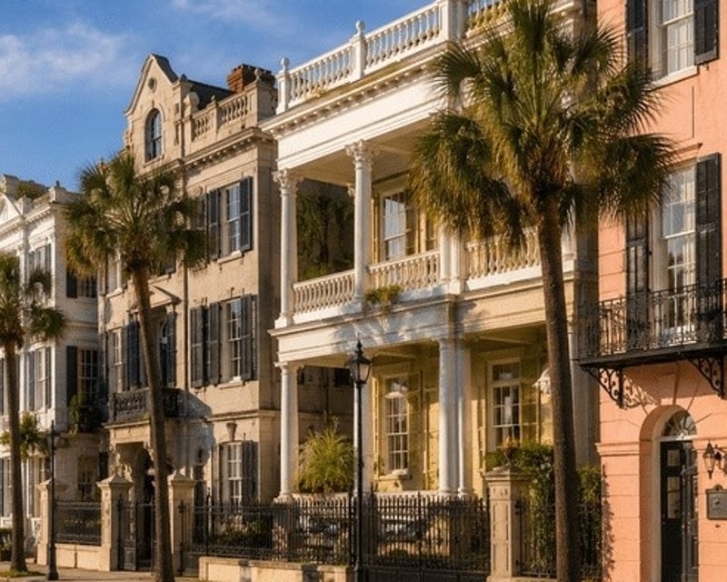 Historic Charleston Tour of Rainbow Row & the Battery