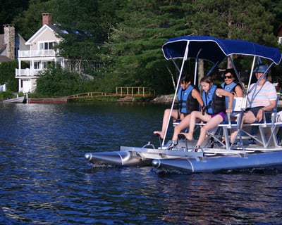 4-Person AquaCycle Rental on Lake Winnipesaukee
