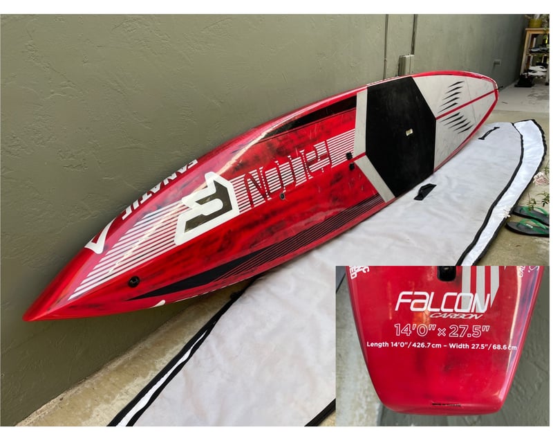 14' Race Paddle Board Rental in San Diego