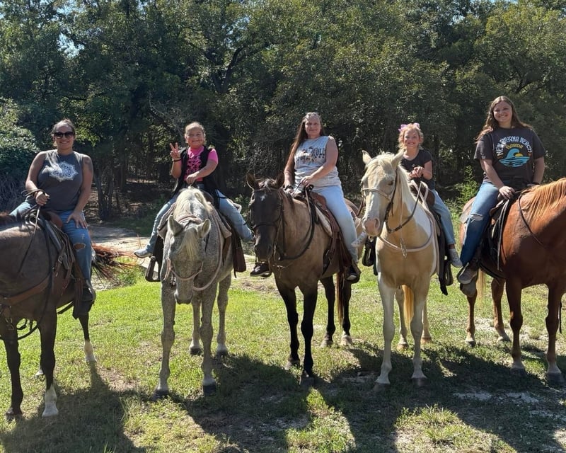 Group Horseback Riding Lesson at a Ranch in Lorena, TX