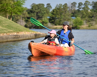 Kayak Lesson at The Woodlands Waterway