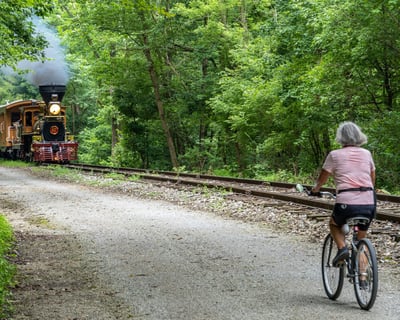 Bike Aboard Train Ride From Brillhart to New Freedom