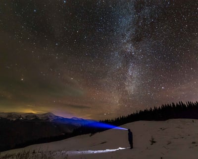Johnston Canyon Night Walk & Stargazing From Banff