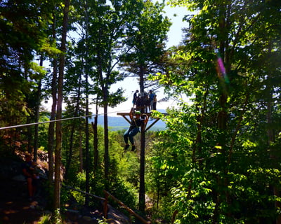 Lake Placid Guided Zipline Tour