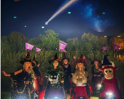 Ride LED-Lit Scooters Through Downtown Napa at Night