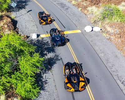 Polaris Slingshot Rental in Waikoloa