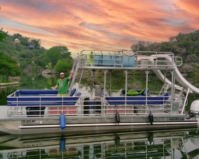 Lake Austin 2-Slide Boat Charter