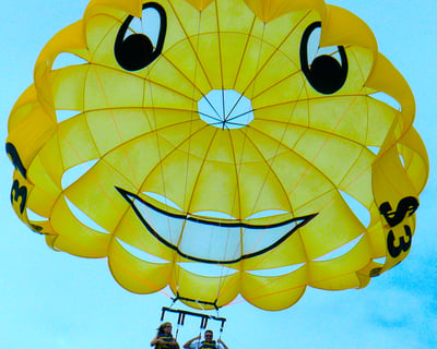 Parasail Over Key Largo & John Pennekamp State Park