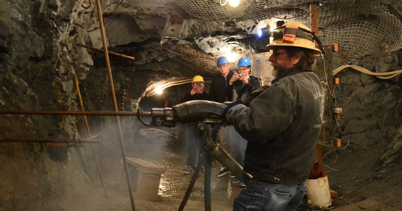 Silver Mine Tour & Historic Wallace Trolley