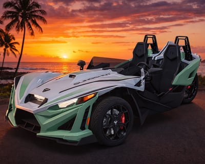Sunset Slingshot Drive in Waikiki