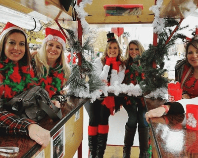 Ride a Holiday Pedal Wagon Bar Crawl in Covington