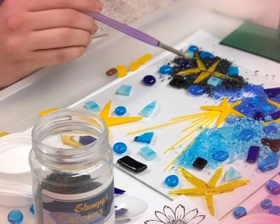 Mobile Glass Fusing Class in Wilsonville