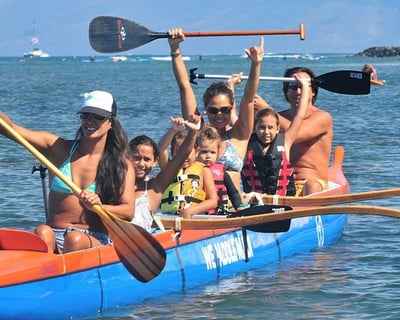 Hawaiian Cultural Canoe Tour at Kaanapali Beach