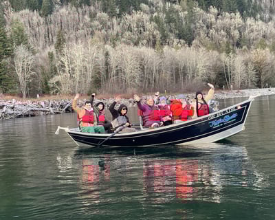 Guided Drift Boat Birdwatching on Skagit River
