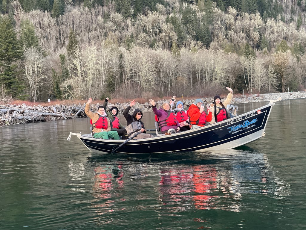 Guided Drift Boat Birdwatching on Skagit River