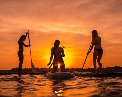 Sunset Glow Paddleboard Tour in Miami Beach