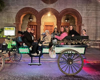 Holiday Lights Carriage Tour in St. Augustine