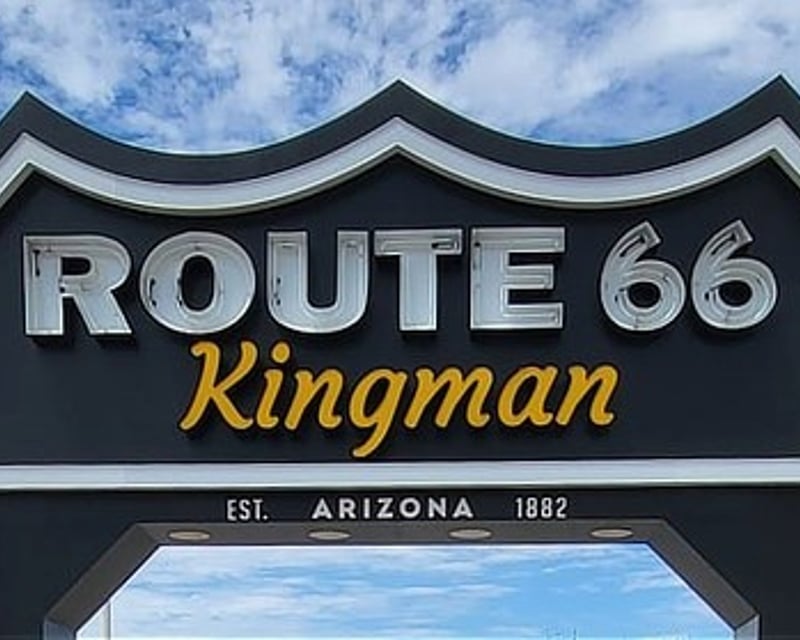 Route 66 Helicopter Tour Over Historic Downtown Kingman
