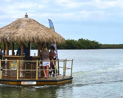 Naples Bay Tiki Boat Tour with BYOB & Captain