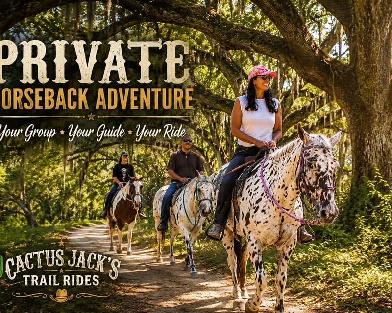 Private Cross Florida Greenway Horseback Ride in Ocala