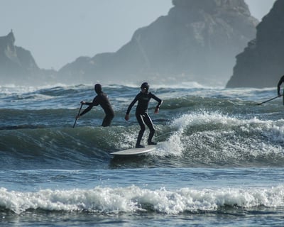 Surf Lesson at Moonstone Beach