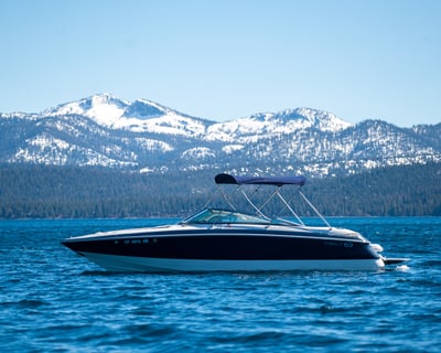 Lake Tahoe 24-Foot Cobalt Boat Rental