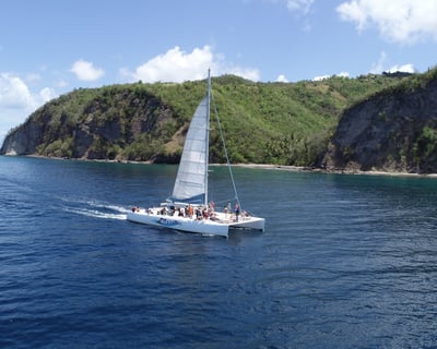 Full-Day Catamaran Charter in Gros Islet